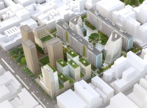 NYU superblock development as originally proposed. Image credit: NYU.