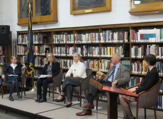 "Past Leaders Look to the Future" panel discussion on April 25, 2013.