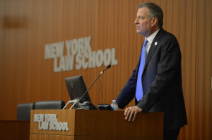 Mayor De Blasio addresses 400 Ethics Conference Participants.