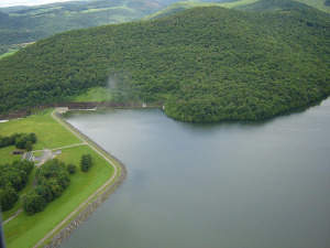 Cannonsville Dam. Image Credit: NYC DEP.