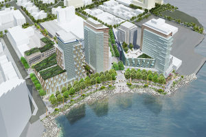 The City Council will hold hearings on the controversial proposed Astoria Cove development project. Image Credit: Studio V