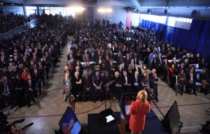 Council Speaker Melissa Mark-Viverito delivers her State Of The City address. Image credit: William Alatriste/New York City Council