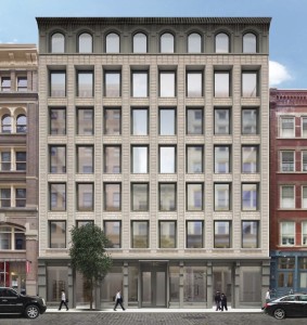 Rendering of 146-150 Wooster Street in Manhattan. Image Credit: KUB Capital.