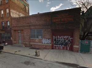 Vacant Landmarks warehouse at 337 Berry Street. Image credit: Google