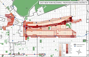 East New York rezoning map. Image credit: DCP